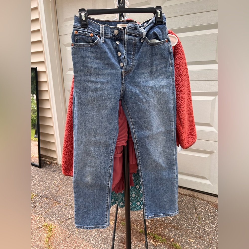 Levi's Blue Straight Leg Jeans